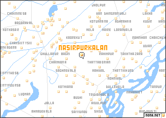 map of Nasīrpur Kalān