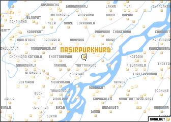 map of Nasīrpur Khurd