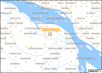 map of Nāsirpur