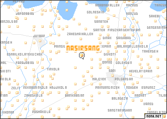 map of Naşīr Sang
