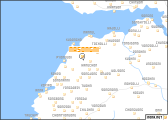 map of Nasŏng-ni