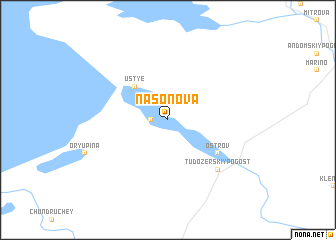 map of Nasonova