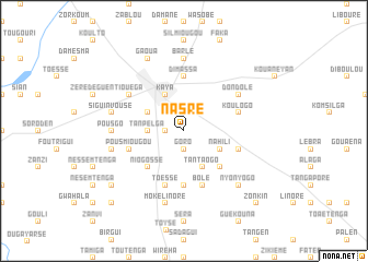 map of Nasré