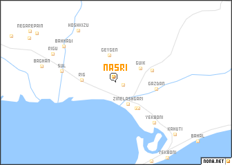 map of Nas̄rī