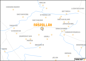 map of Naşrollāh