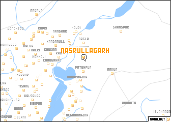 map of Nasrullāgarh