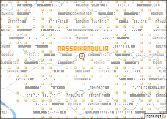 map of Nassāikāndulia