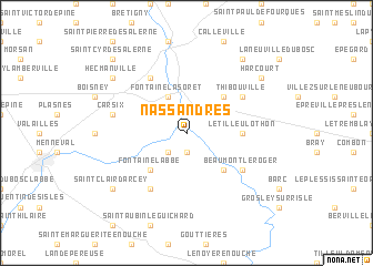 map of Nassandres