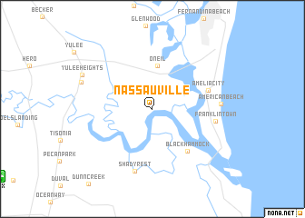 map of Nassauville