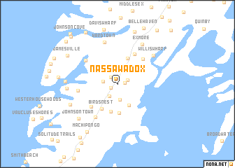 map of Nassawadox