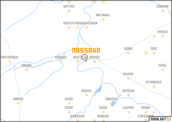 map of Nassawa