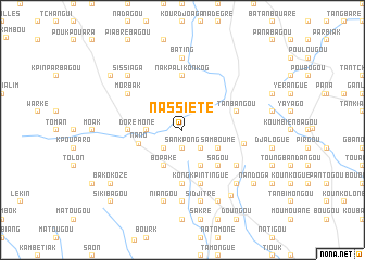 map of Nassiété