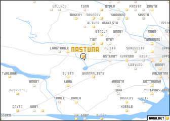 map of Nåstuna