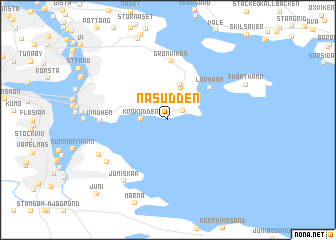 map of Näsudden