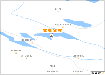 map of Näsudden