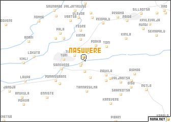 map of Näsuvere