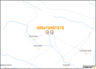 map of Nasu-yumoto