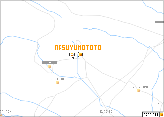 map of Nasu-yumoto