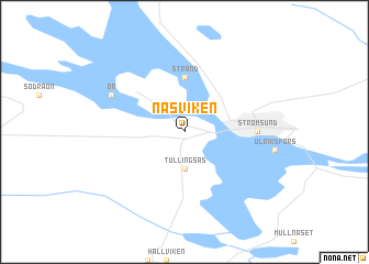 map of Näsviken