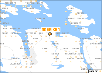 map of Näsviken