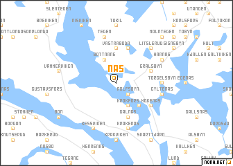 map of Näs