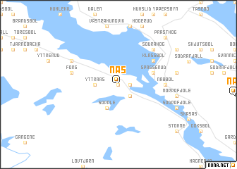 map of Näs