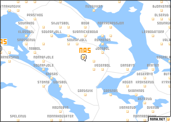 map of Näs