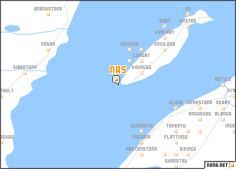 map of Näs