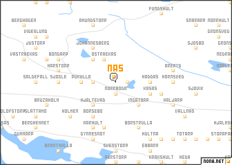 map of Näs