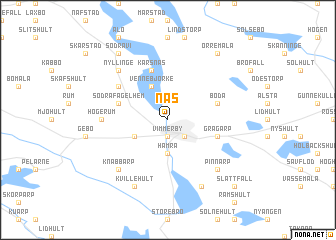 map of Näs