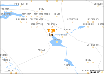 map of Näs