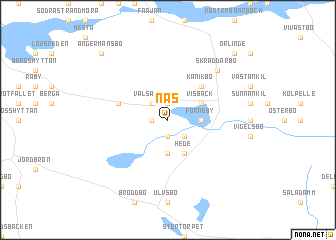 map of Näs