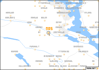 map of Näs