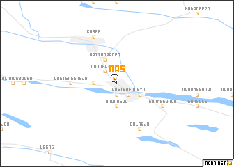 map of Näs