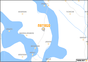 map of Natago