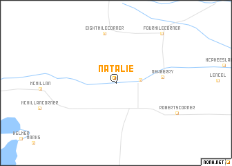 map of Natalie