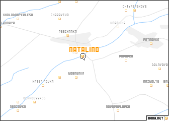 map of Natalʼino