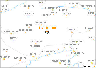 map of Natal\