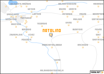 map of Natal\