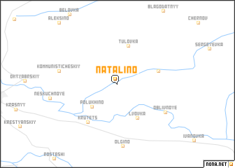 map of Natal\