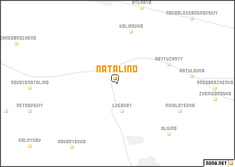 map of Natal\