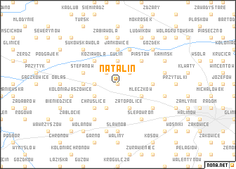 map of Natalin