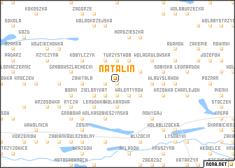 map of Natalin