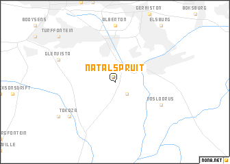 map of Natalspruit