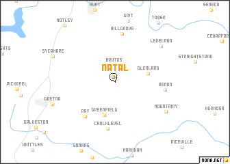 map of Natal