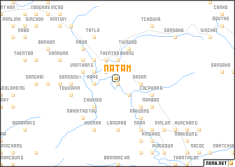 map of Na Tam