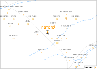 map of Naţanz