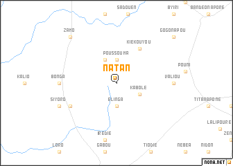 map of Natan