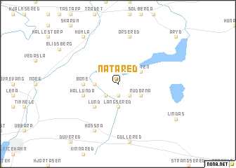 map of Nåtared