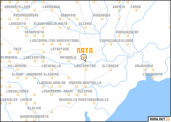 map of Natá